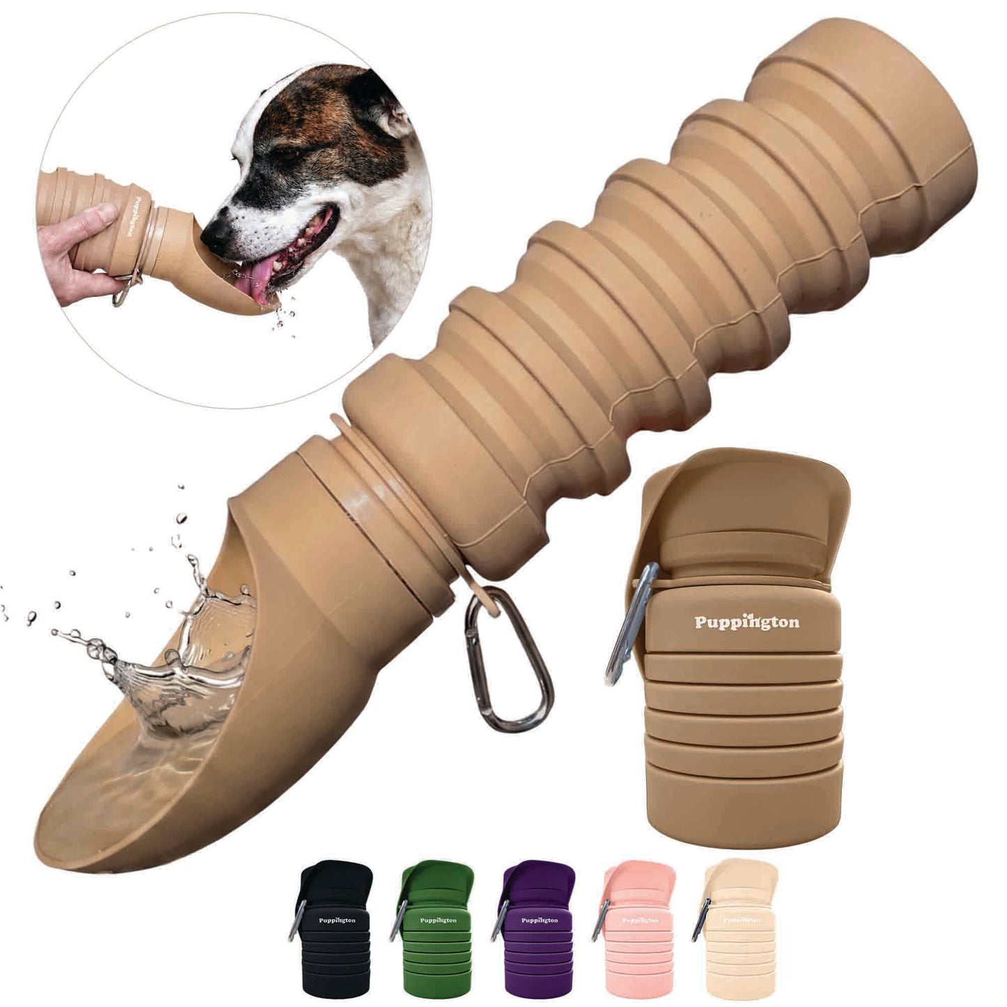 Faltbare Trinkflasche für Hunde