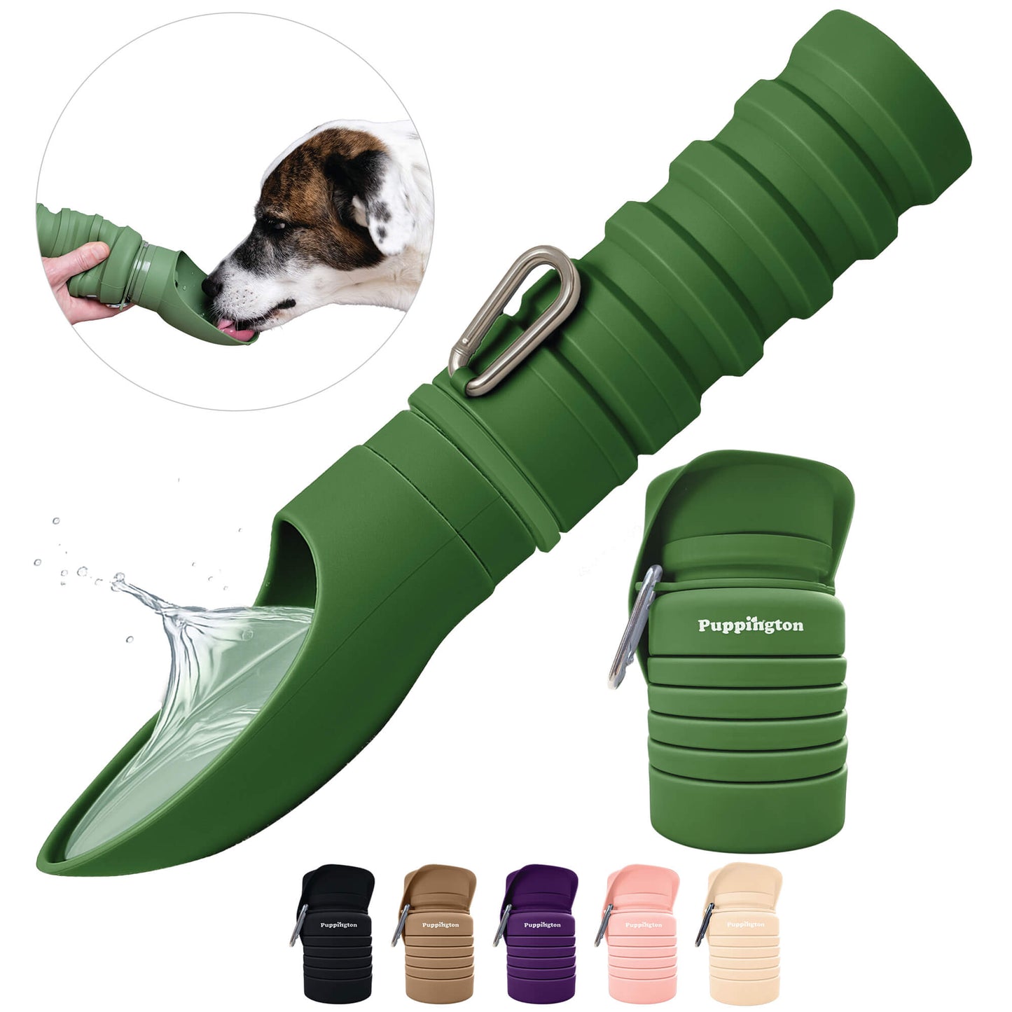 Faltbare Trinkflasche für Hunde 6-Pack