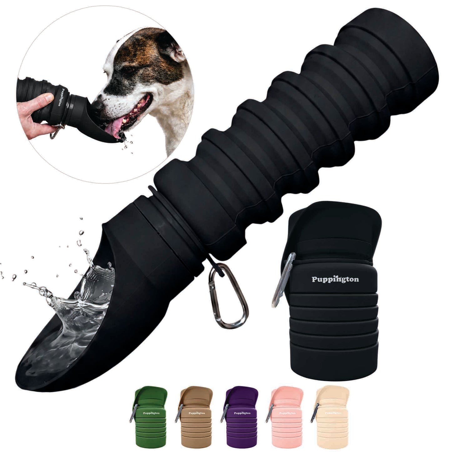 Faltbare Trinkflasche für Hunde