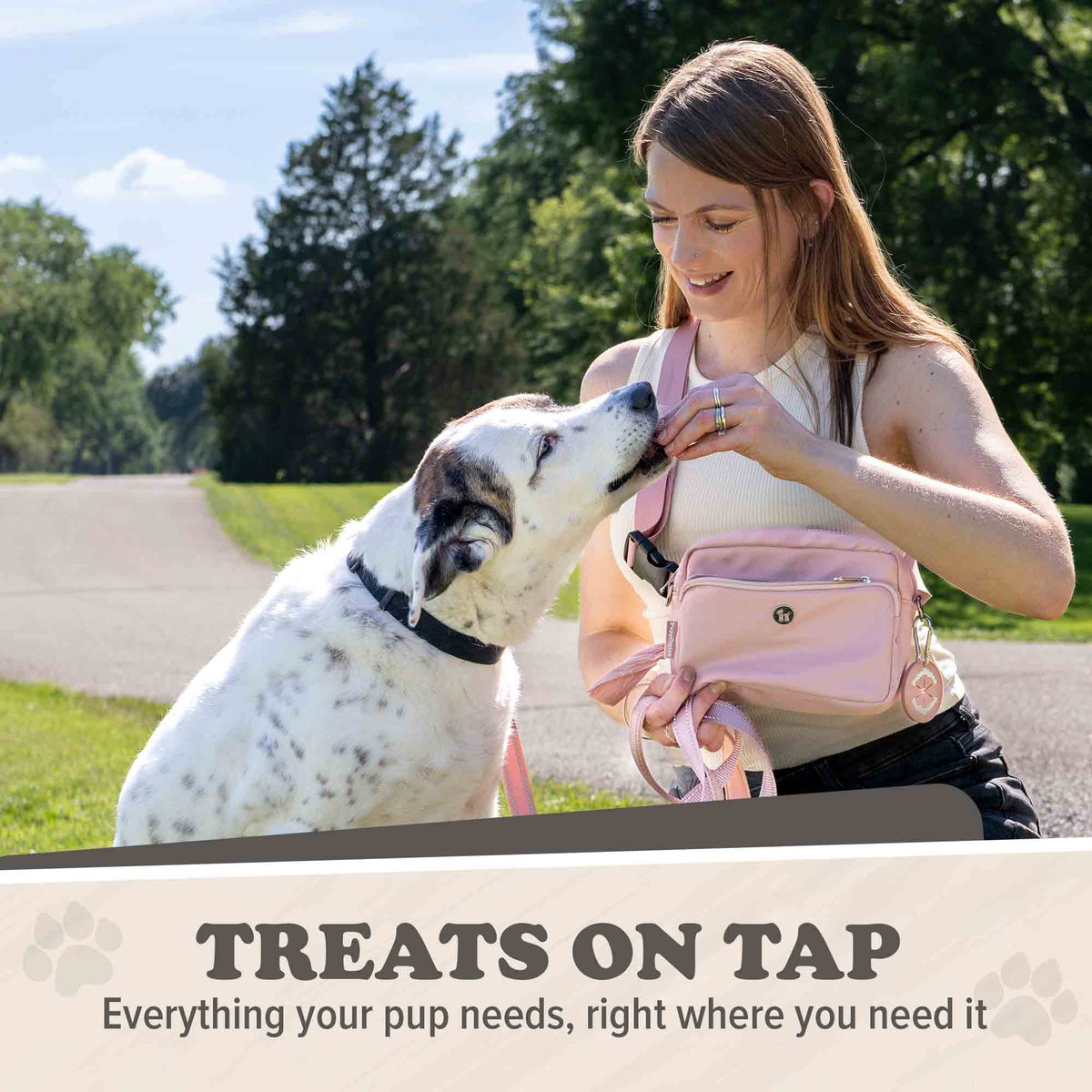 PRE-ORDER Puppington 3-in-1 Crossbody Dog Treat Pouch with Matching Poop Bags