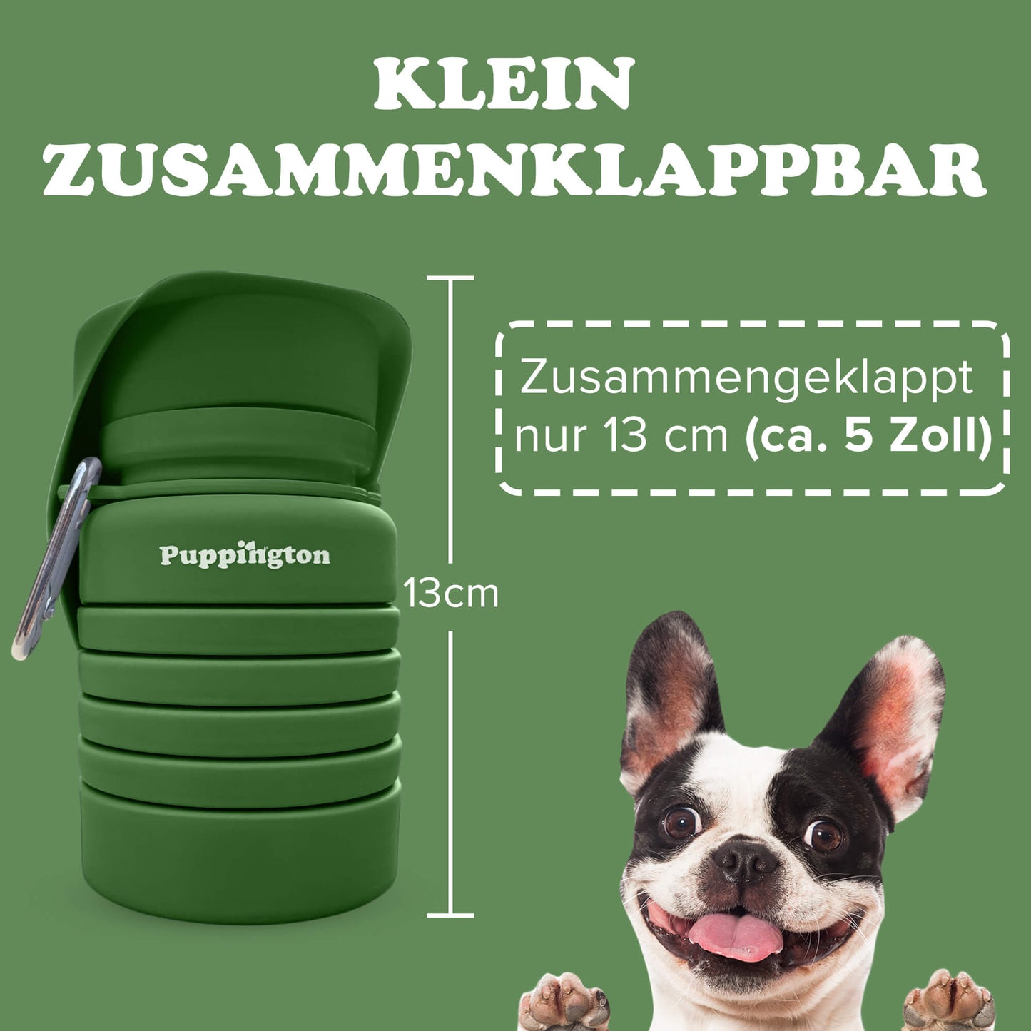 Faltbare Trinkflasche für Hunde 6-Pack